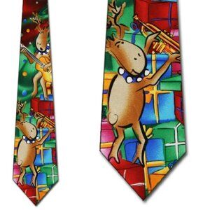 NWT Jerry Garcia Reindeer Holiday Jam Collector's Edition Christmas Tie